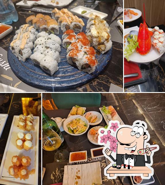 Ordina le diverse opzioni di sushi