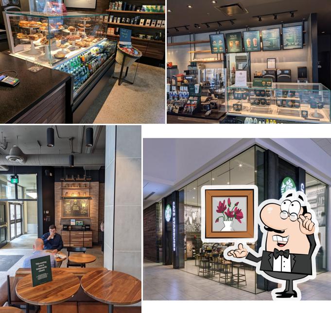 L'intérieur de Starbucks