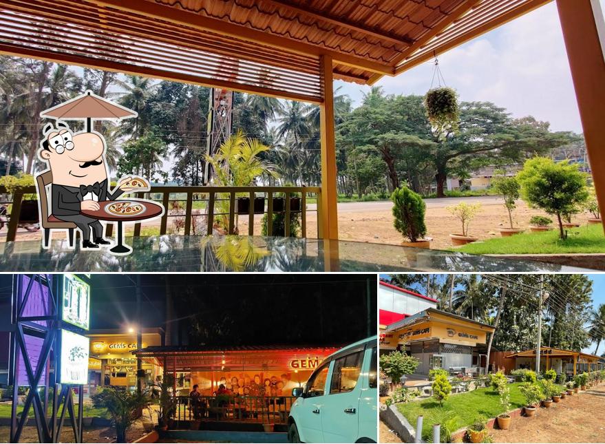 Enjoy the view outside Gems cafe