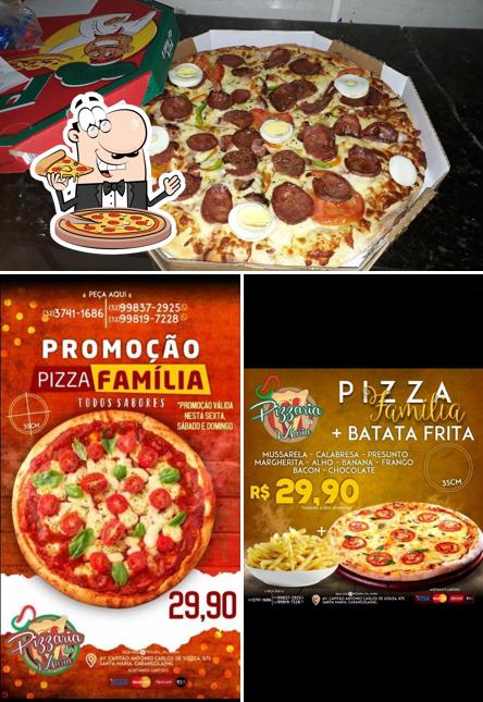 Consiga pizza no Pizzaria Da Maria