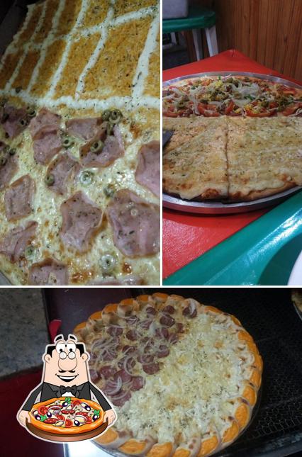 Consiga pizza no Pizzaria Recanto da Pizza