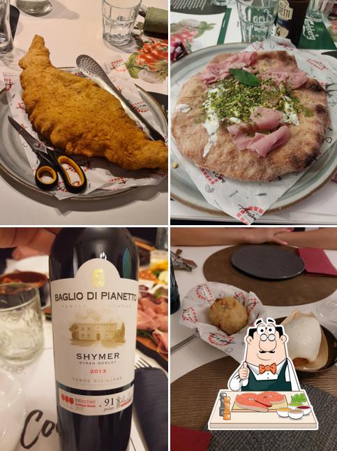 Pizzeria Anima e Core serve un menu per gli amanti del pesce