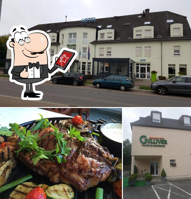 Jetez un coup d’œil à la zone extérieure de Hôtel-Restaurant Gulliver