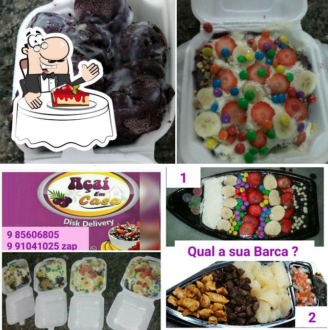 Peça uma das opções doces