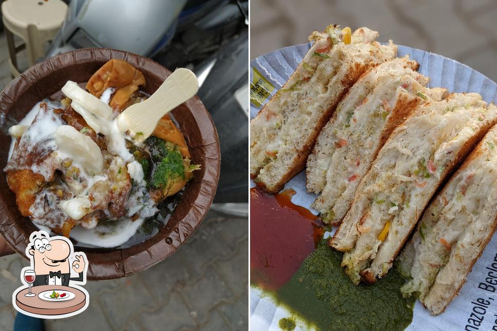 Food at Bihari Paan Wale