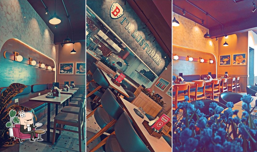 The interior of Boston & Co