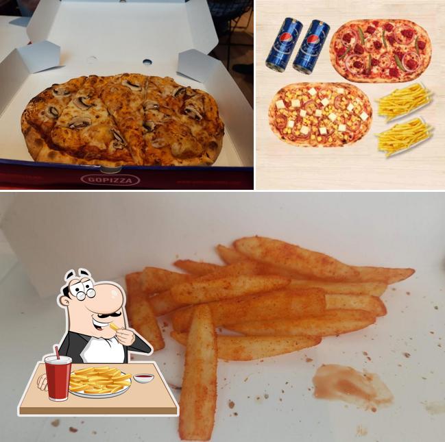 French fries at GOPIZZA Forum Falcon City