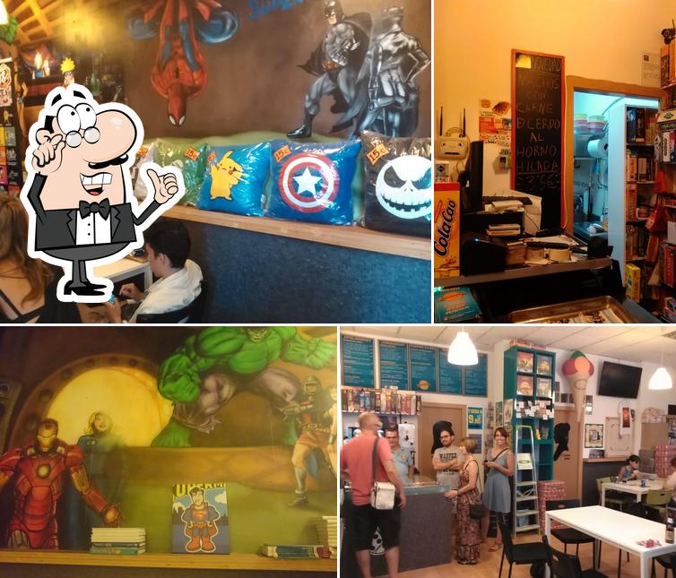 El interior de Play Planet Coffee and Shop