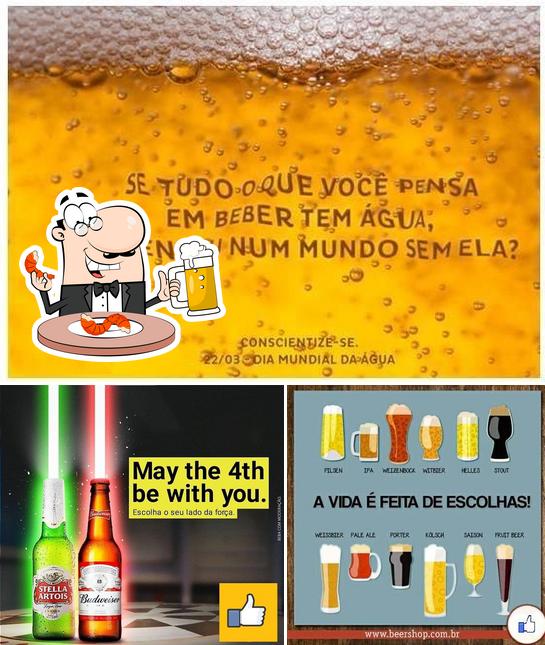 Bar do Evimar fornece uma seleção de cervejas