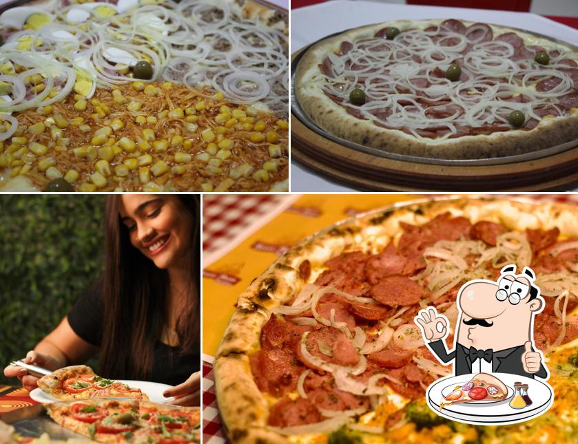 Experimente diversos tipos de pizza