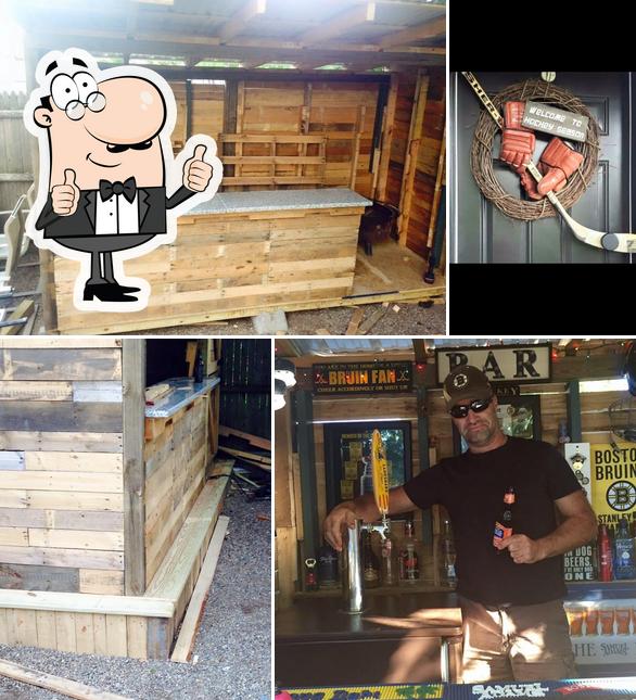 Look at this picture of The Penalty Box Pub Shed and Grill