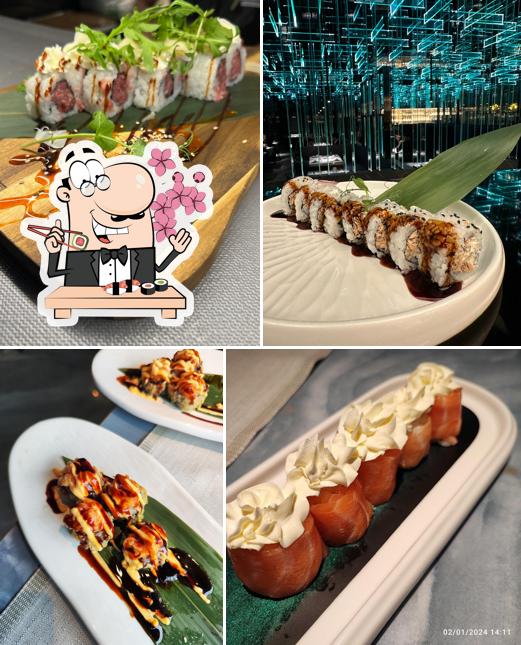 Prenditi le varie opzioni di sushi