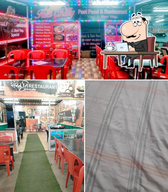 The interior of Red Chilly Nonveg