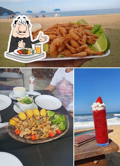 Comida em HOU Beach Club Bar de praia & Restaurante