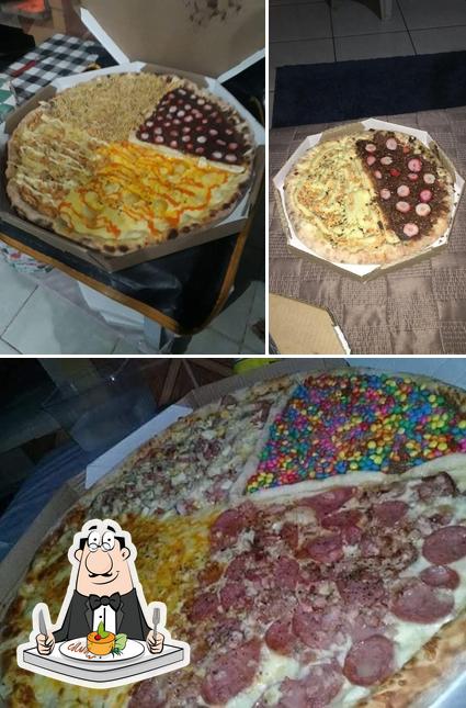 Comida em Pizzaria gigant