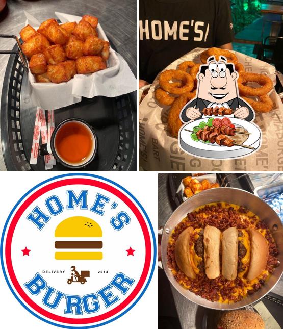 Platos en Home's Burger
