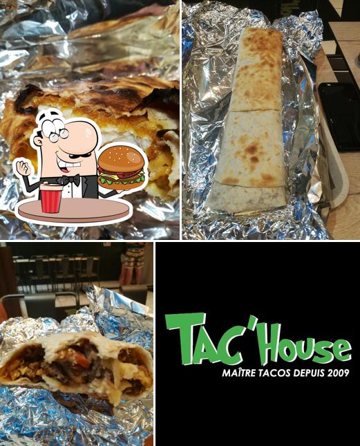 Get a burger at Tac'House