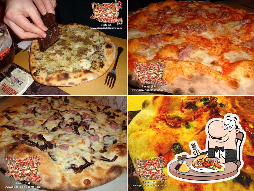 Essayez différents types de pizzas