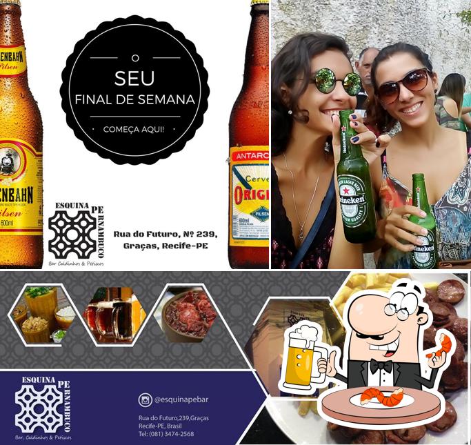 Você pode tomar um copo de cerveja leve ou escura