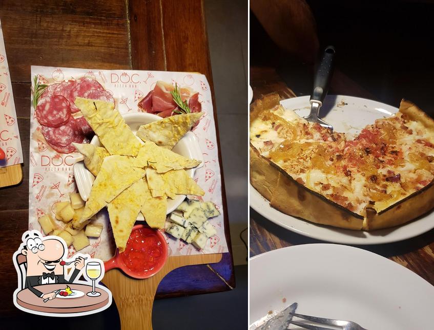 Platos en D.O.C. Pizza Bar