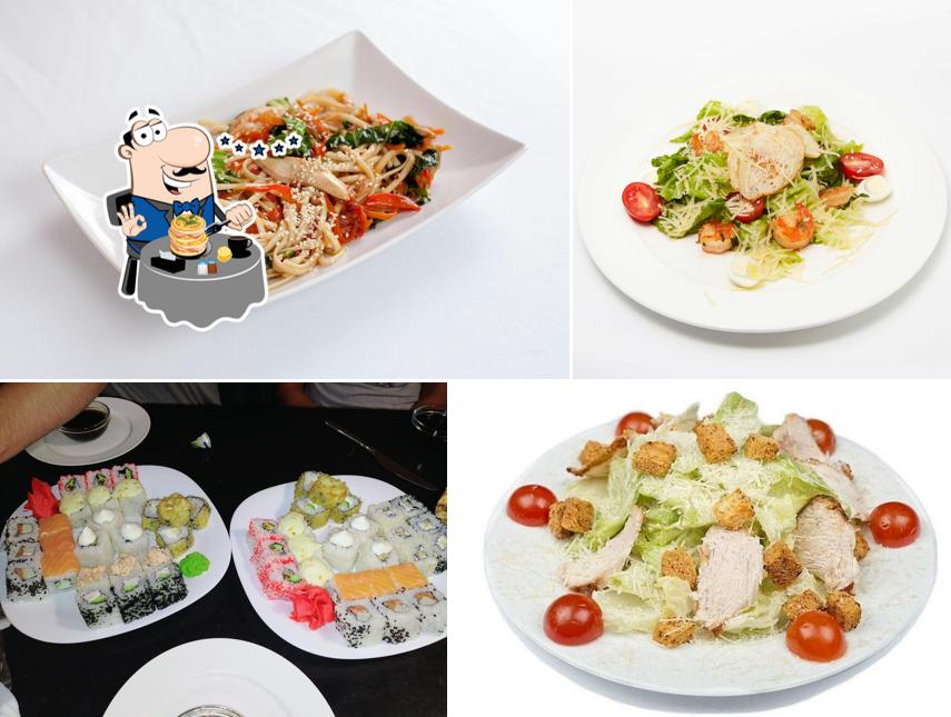 Еда в "Ешьке, кафе итальянской и японской кухни"