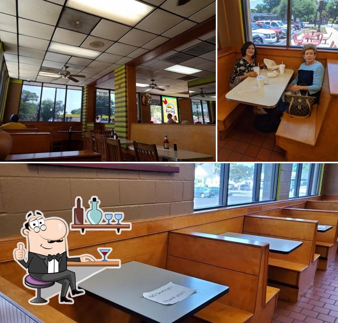 The interior of Gary's Hamburgers