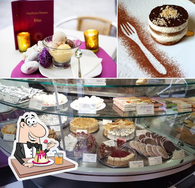 Napfényes Restaurant and Confectionery offers a variety of desserts