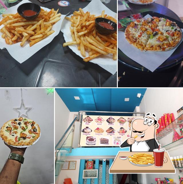 French fries at Cafe One Time Taste