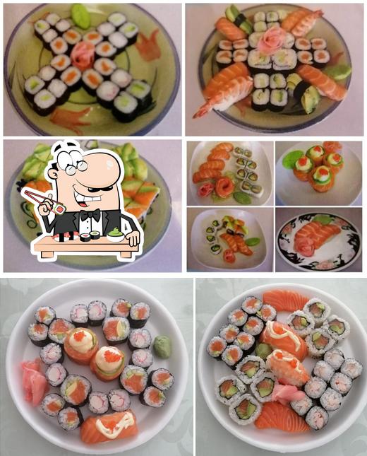 Commandez de nombreuses options de sushi