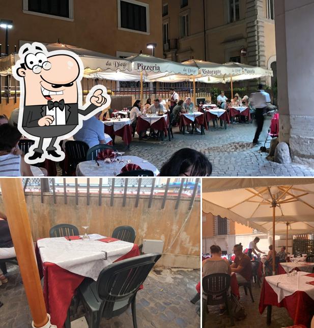 Siediti a un tavolo di Ristorante Da Diego