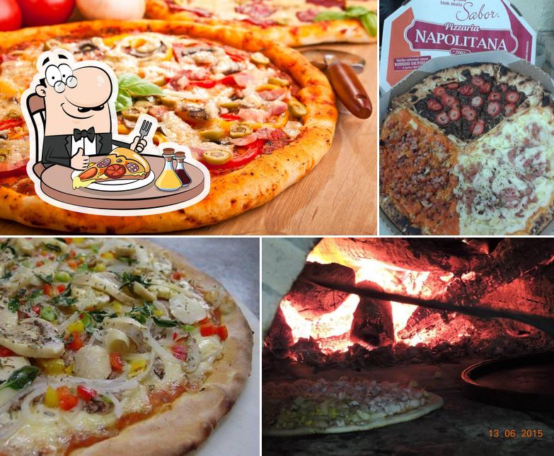Experimente pizza no Pizzaria Napolitana