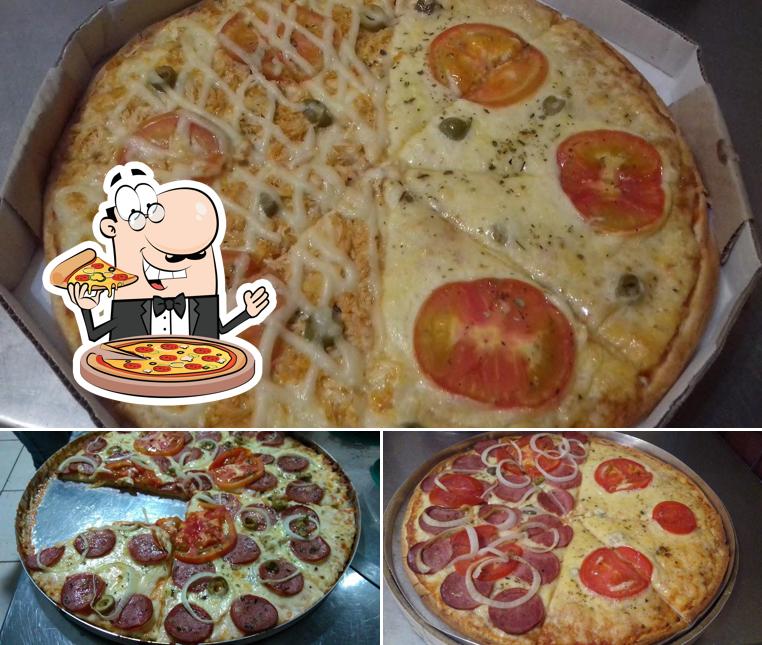Consiga diversos variedades de pizza