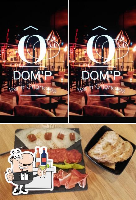 Ô Dom'p se distingue par sa comptoir de bar et viande