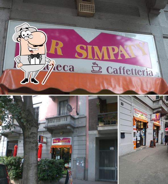 Gli esterni di Simpaty Bar
