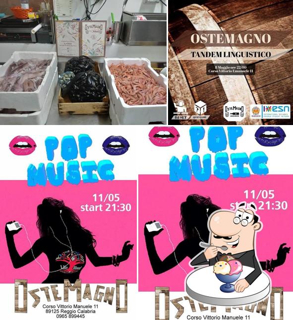 Ostemagno offre une éventail de desserts