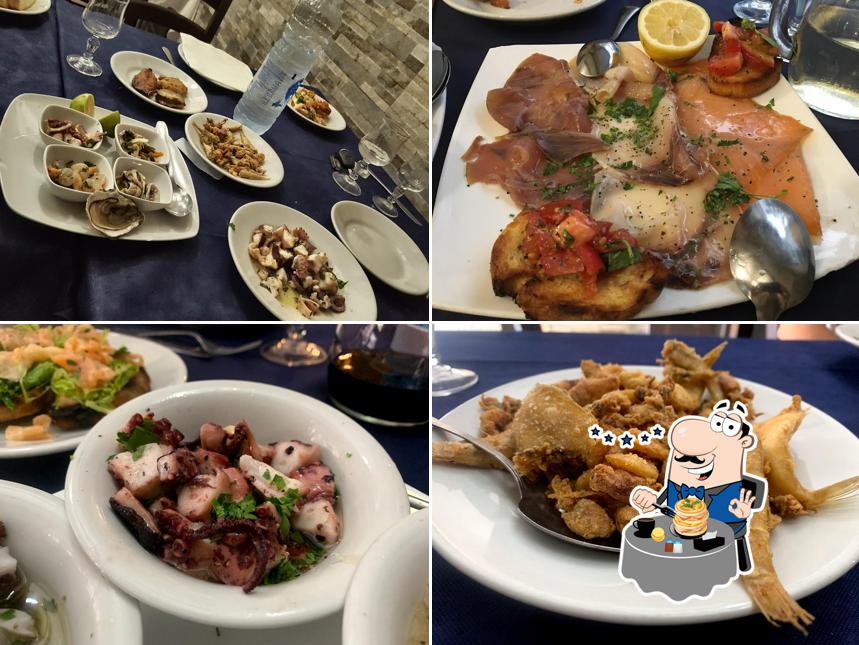 Platti al Trattoria Il mare