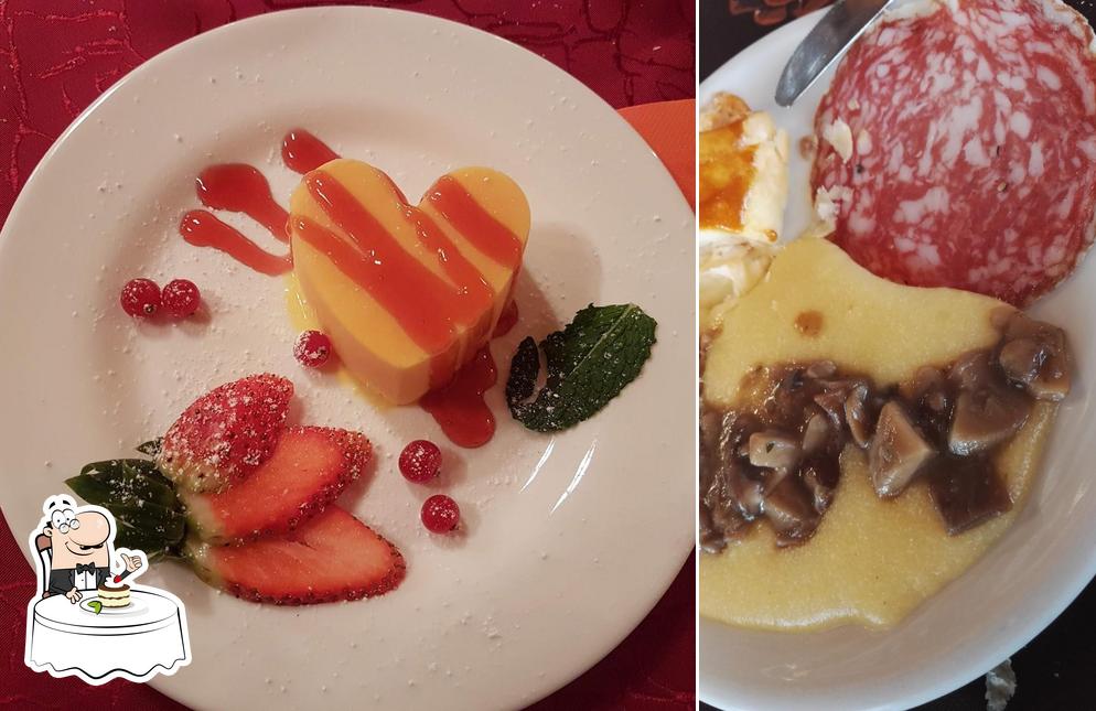 Trattoria Pizzeria Mezzaluna serve un'ampia selezione di dessert