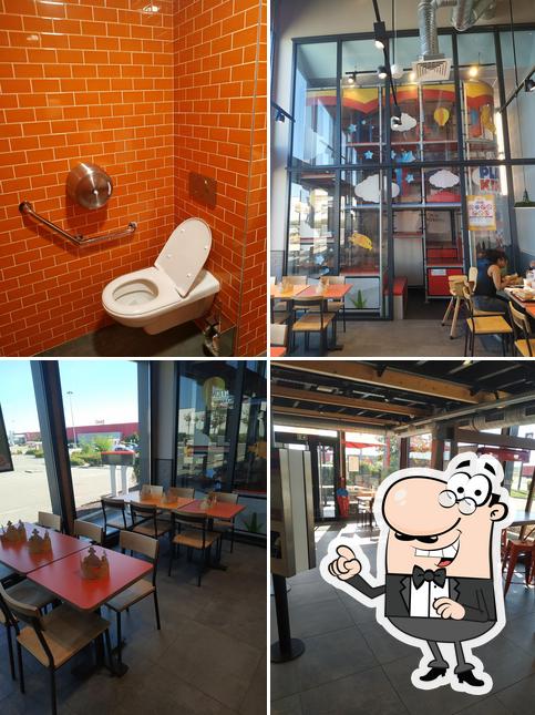 L'intérieur de Burger King