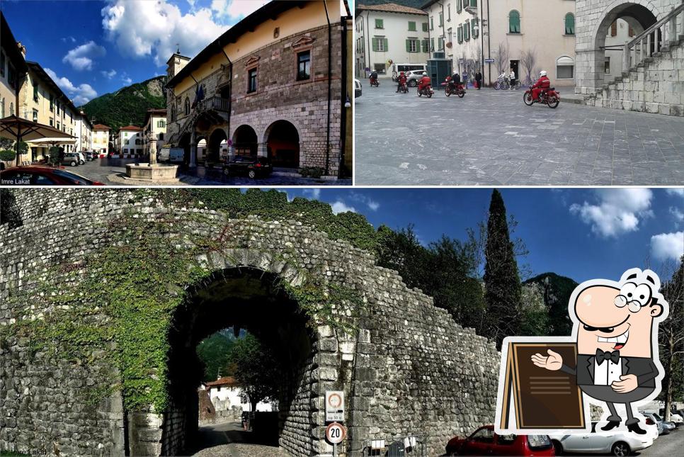 Goditi la vista dall'area esterna di Caffe' Alla Vecchia Concordia