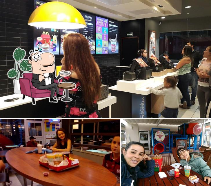O interior do McDonald's