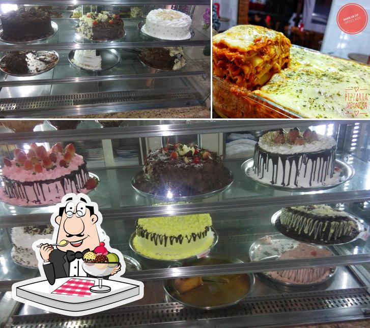RESTAURANTE & LANCHONETE,PIZZARIA JAPONESA provê uma variedade de pratos doces