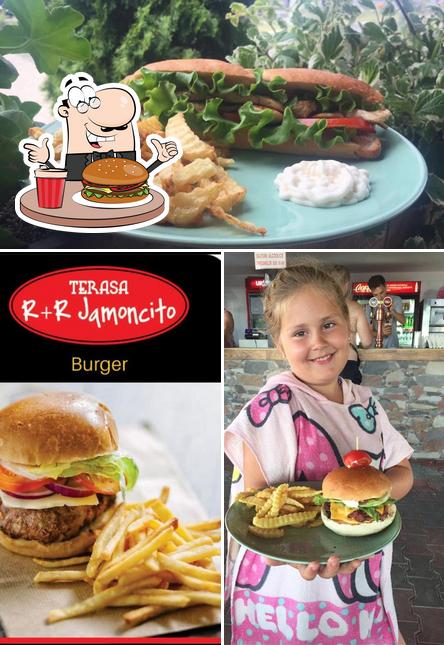 Commandez un hamburger à R&R Jamoncito