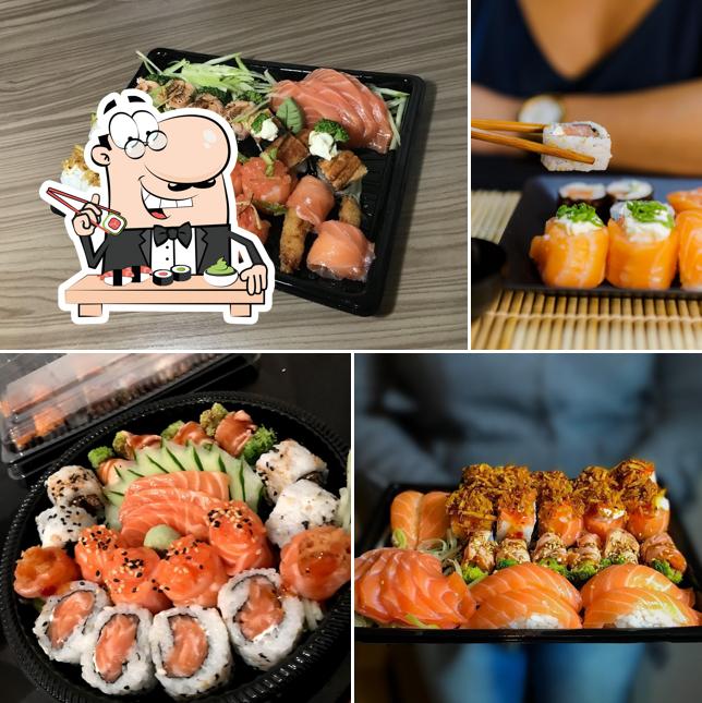 Peça diversas opções de sushi