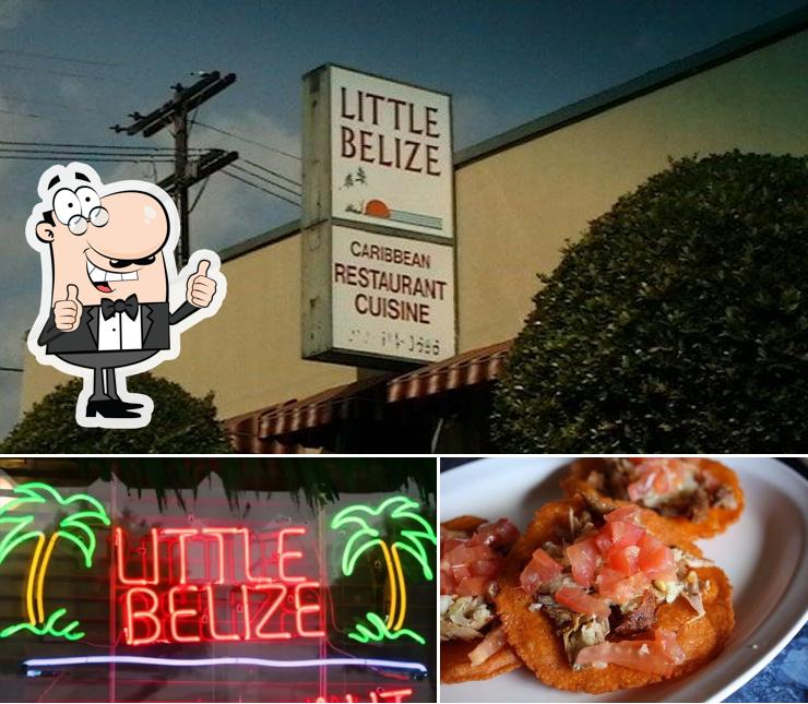 See this picture of Little Belize Restaurant