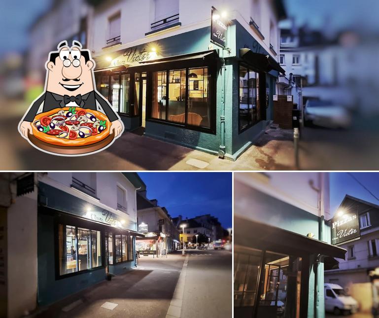 A Chez Victor Lorient, vous pouvez prendre des pizzas