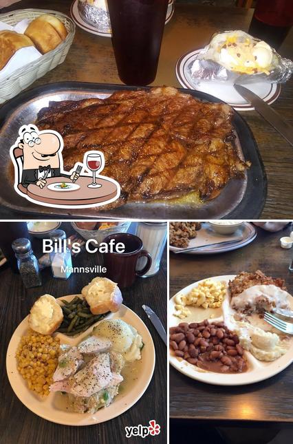 Comida en Bill's Cafe