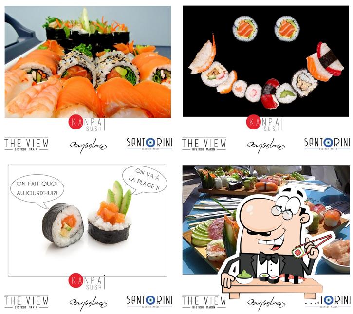 Les sushi sont offerts par Kanpai Sushi