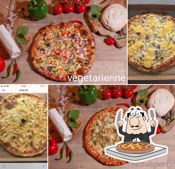 Choisissez de nombreux genres de pizzas