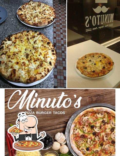 Choisissez des pizzas à Minuto's