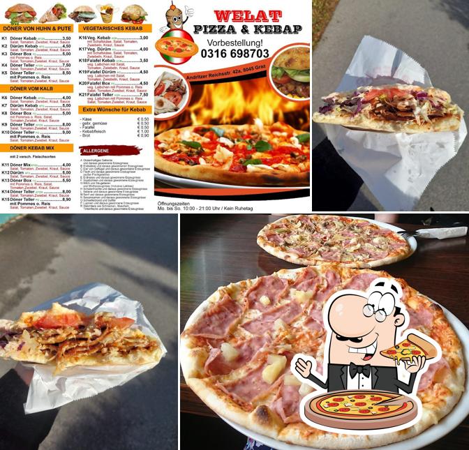 Prenez des pizzas à Welat Döner Kebap